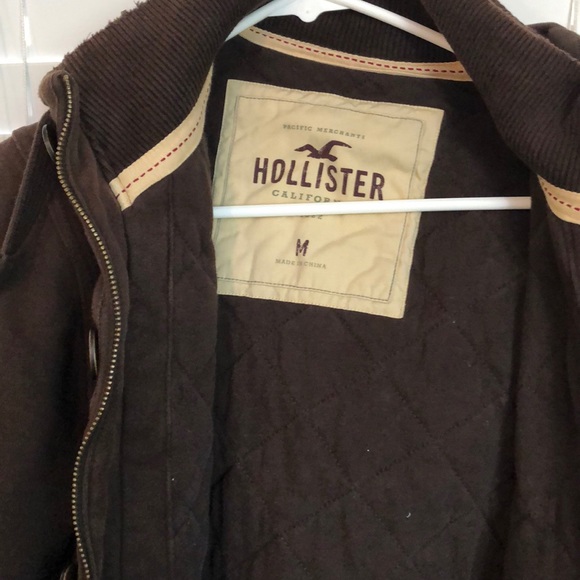 Excellent condition Hollister Brown Jacket size M - Picture 3 of 7